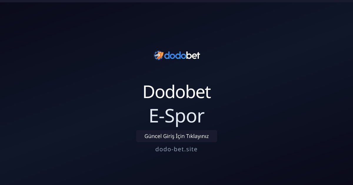 Dodobet E-Spor